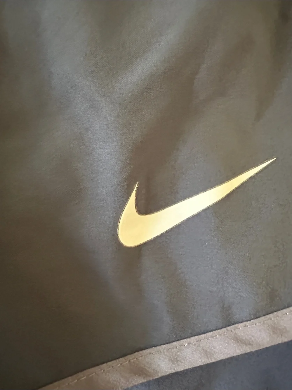 Nike Navy Blue and Light Gray Women's Running Shorts